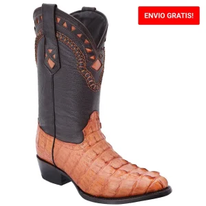 Botas de Cocodrilo Caiman Cola Original Horma Puntal WD-199
