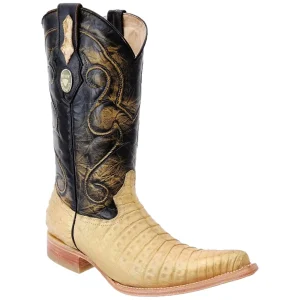 Botas de Cocodrilo Caiman Panza Original 3X Aladino WD-064