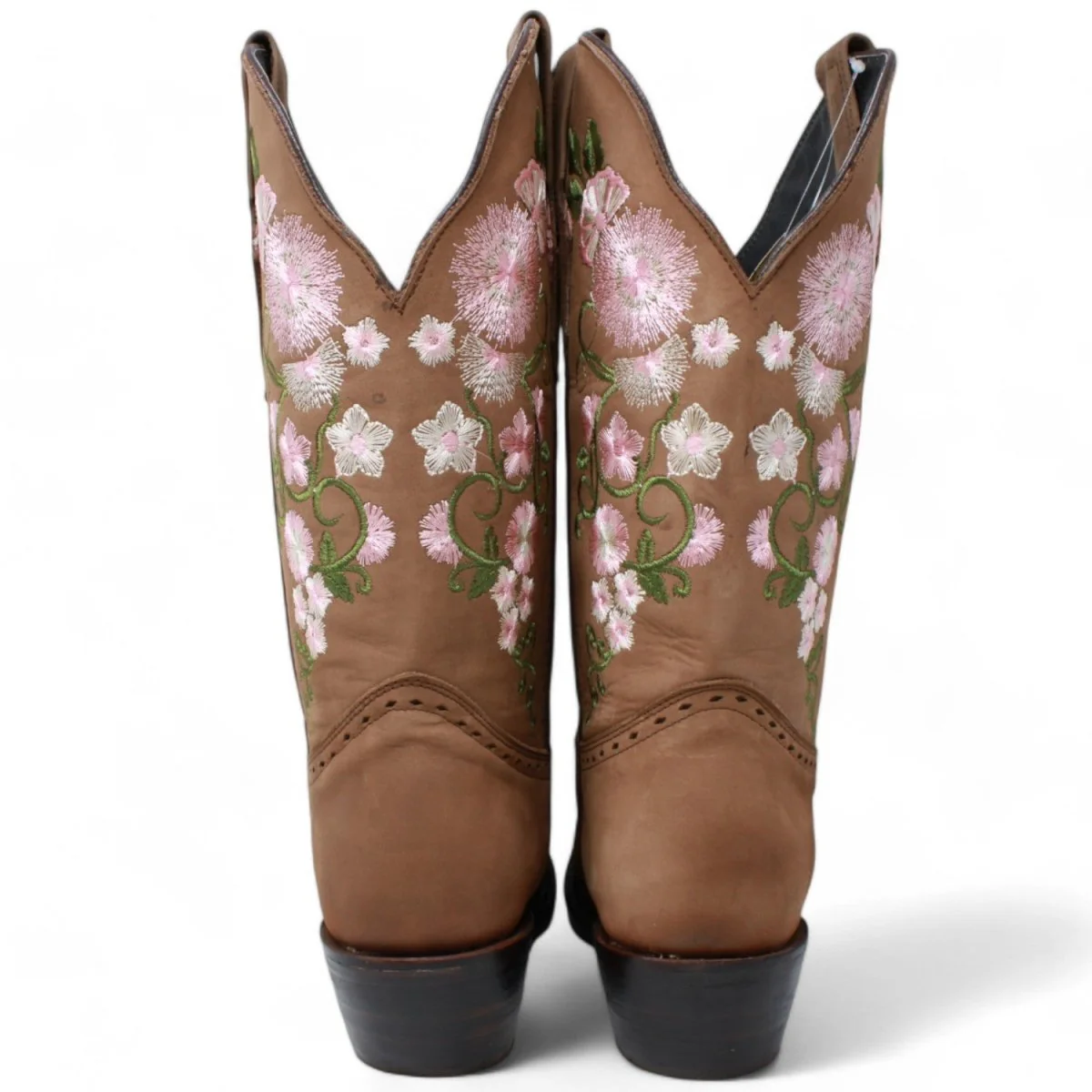 Botas de Cuero Crazy Horma Punta Recortada para Mujer WD-474 - Imagen 6