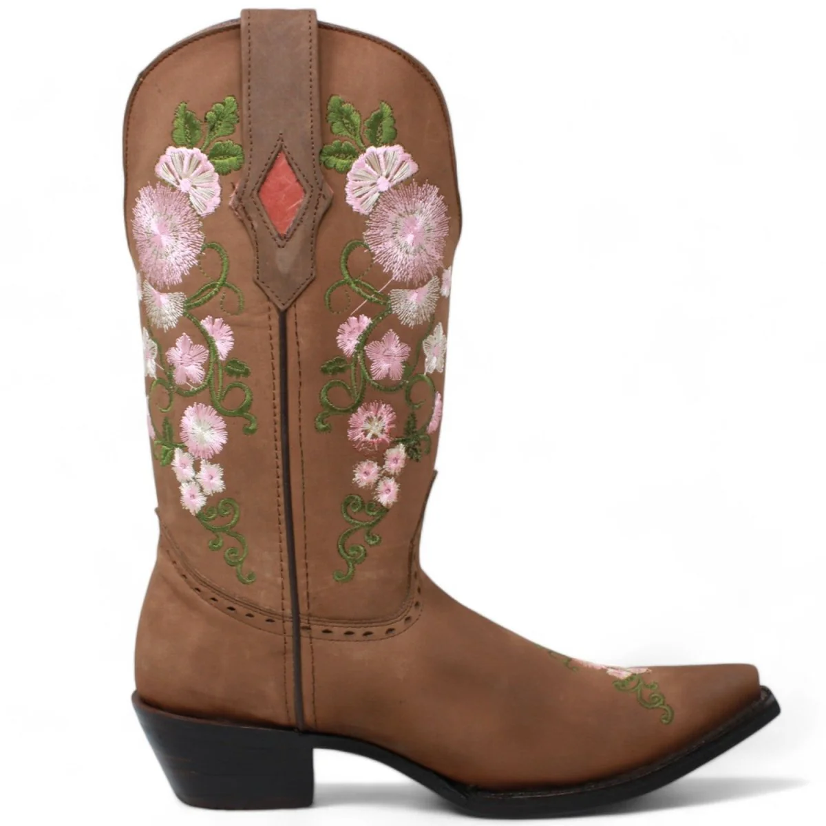 Botas de Cuero Crazy Horma Punta Recortada para Mujer WD-474 - Imagen 3