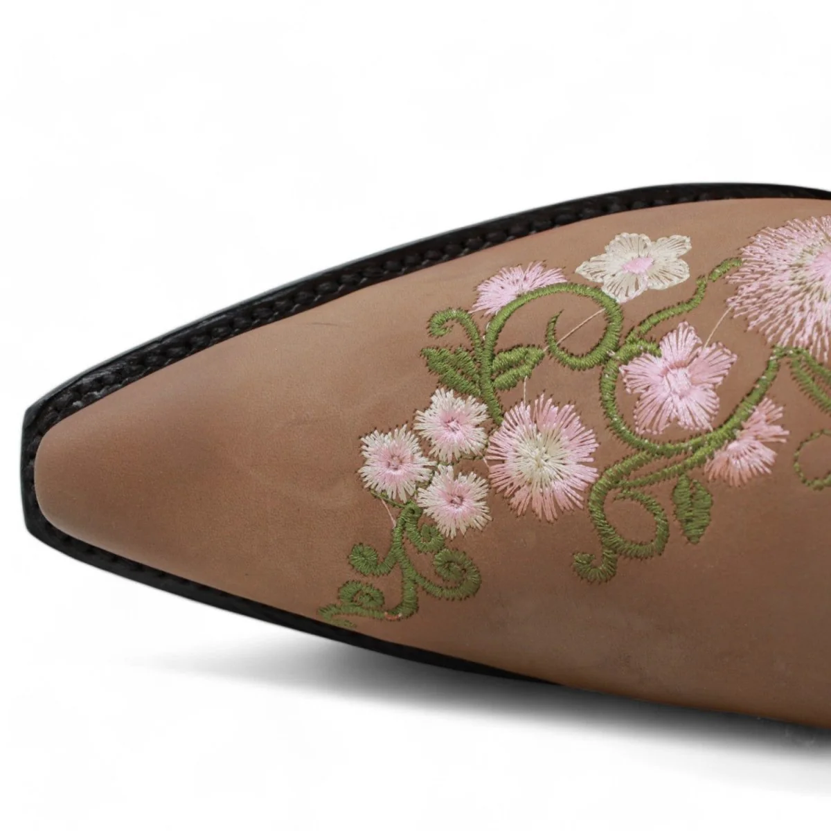 Botas de Cuero Crazy Horma Punta Recortada para Mujer WD-474 - Imagen 7