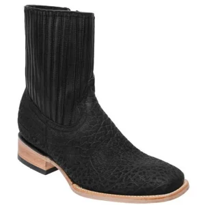 Botas de Cuero Cuello de Toro Original Horma Rodeo con Zipper WD-010