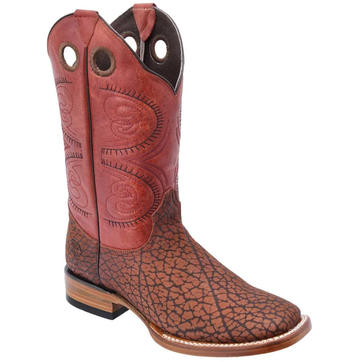 Botas de Cuero Cuello de Toro Original Horma Rodeo WD-286 - Imagen 2