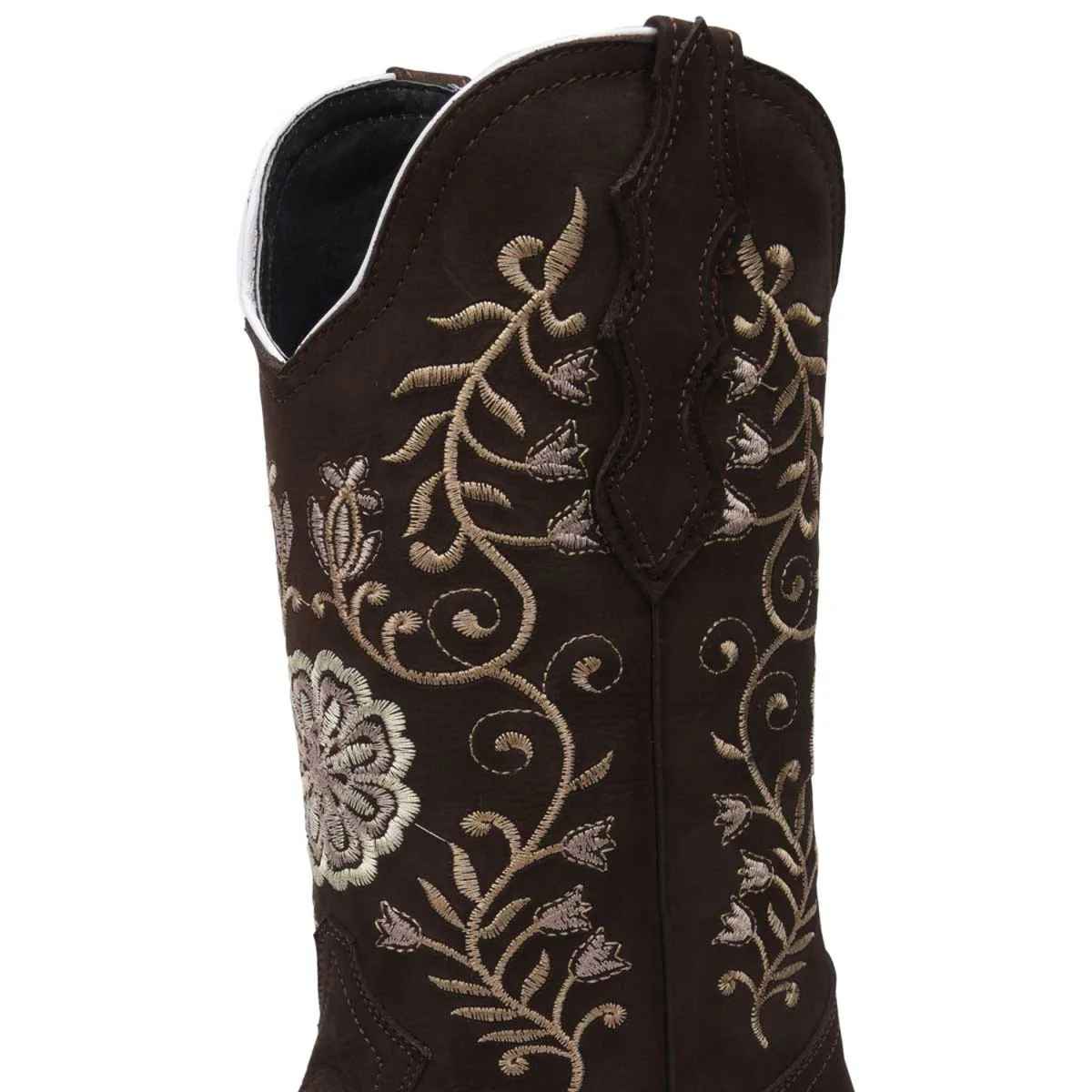 Botas de Cuero Horma Rodeo Nobuck para Mujer WD-496 - Imagen 5