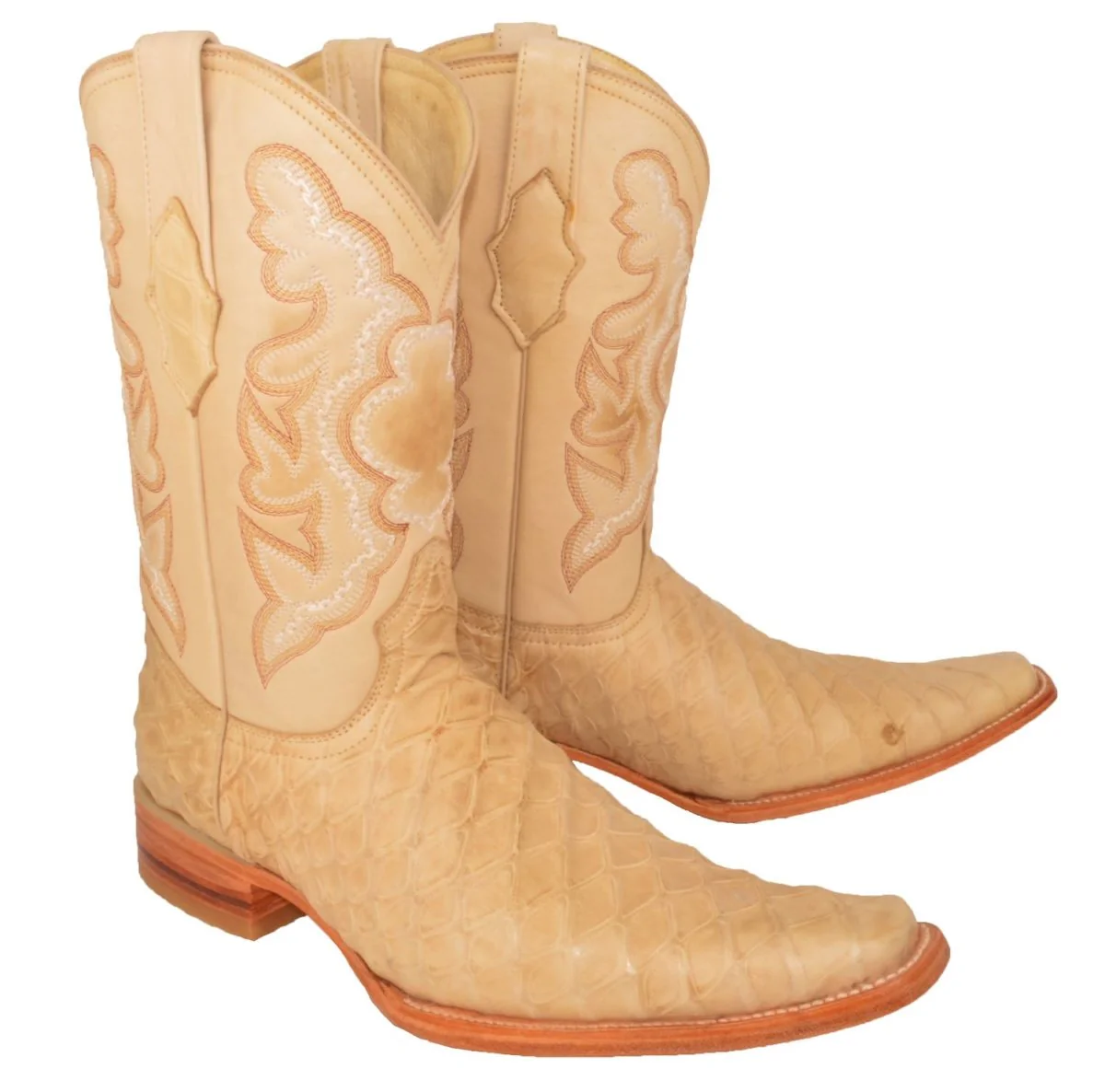 Botas de Oso Hormiguero Grabado Horma Europea Cuadrada WD-165 - Imagen 2