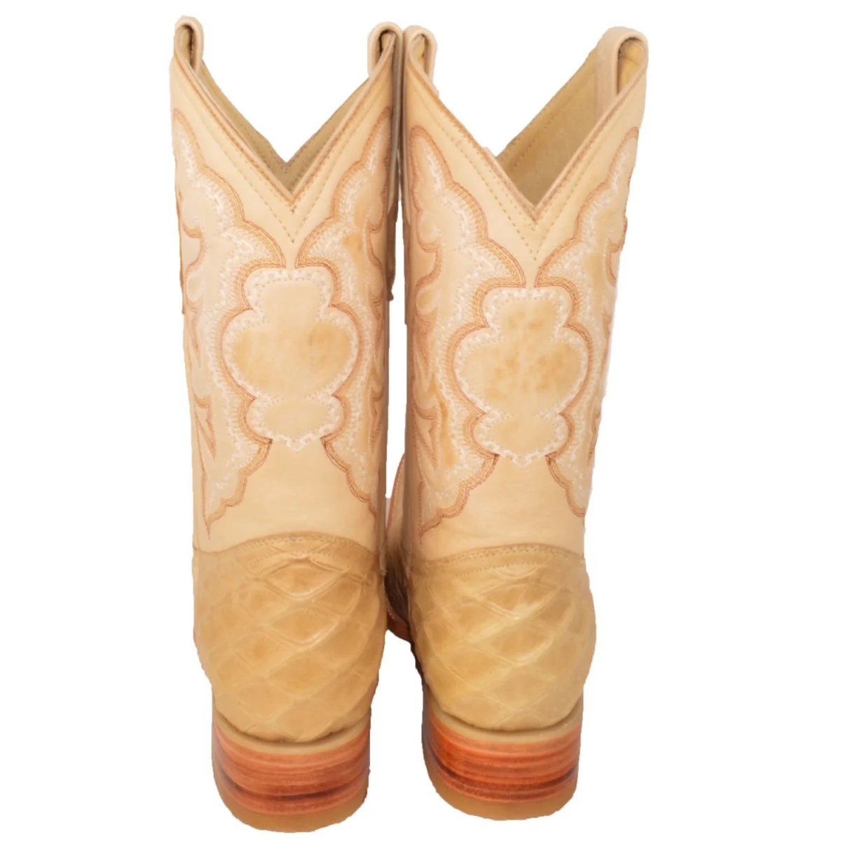 Botas de Oso Hormiguero Grabado Horma Europea Cuadrada WD-165 - Imagen 5