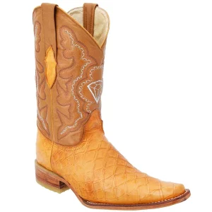 Botas de Oso Hormiguero Grabado Horma Europea Cuadrada WD-166