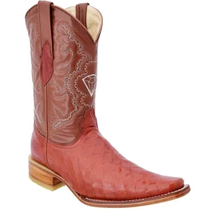 Botas de Oso Hormiguero Grabado Horma Europea Cuadrada WD-167