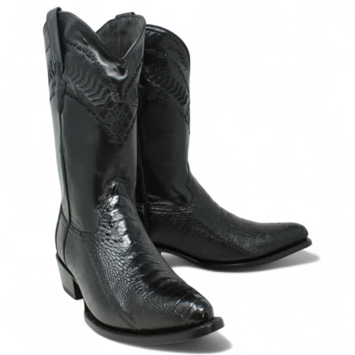 Botas de Pata de Avestruz Original Horma Puntal WD-212 - Imagen 3