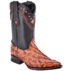 Botas de Pescado Pirarucu Original en Horma 3X Aladino WD-045