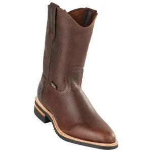 Botas de Trabajo con Suela de Hule Color Cafe OM-52C2707