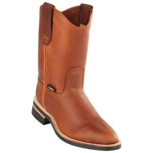 Botas de Trabajo con Suela de Hule Color Miel OM-52C2751