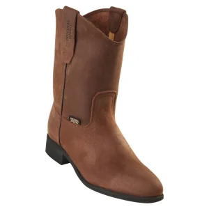 Botas de Trabajo Cuero Crazy con Suela de Hule Cafe OM-5226207