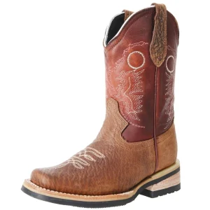 Botas para Niño Horma Rodeo Color Cafe WD-377