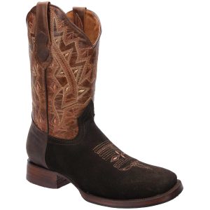 Botas Vaqueras de Cuero Crazy Nobuck Horma Rodeo WD-316
