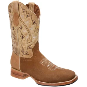 Botas Vaqueras de Cuero Crazy Nobuck Horma Rodeo WD-317