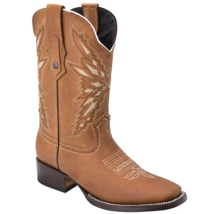 Botas Vaqueras de Cuero Crazy Original Horma Rodeo WD-333