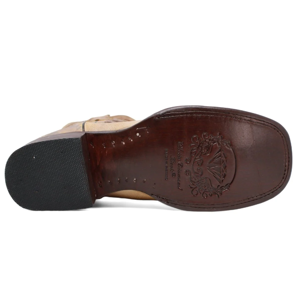 Botas Vaqueras de Cuero Napa Original Horma Rodeo Color Miel WD-342 - Imagen 7