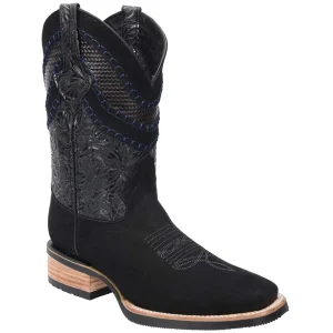 Botas Vaqueras de Cuero Nobuck Original Horma Rodeo WD-323