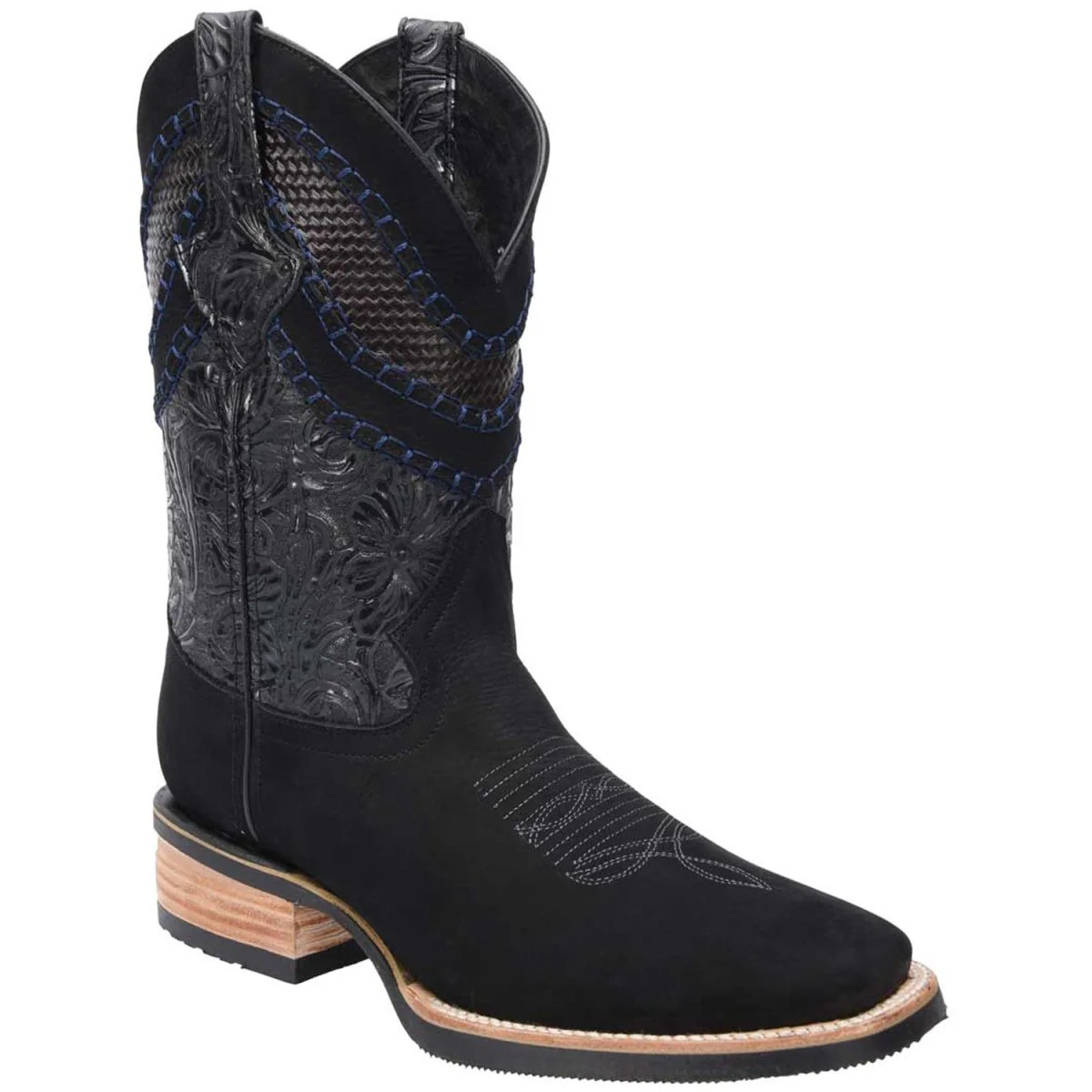 Botas Vaqueras de Cuero Nobuck Original Horma Rodeo WD-323 - Imagen 2