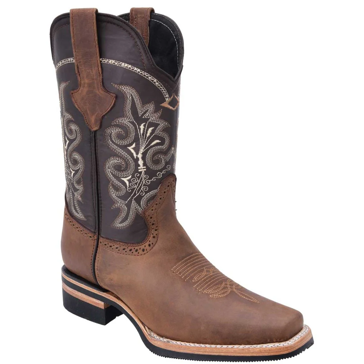 Botas Vaqueras de Cuero Original Horma Rodeo WD-322 - Imagen 2