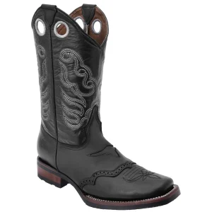 Botas Vaqueras de Cuero Original Horma Rodeo WD-324