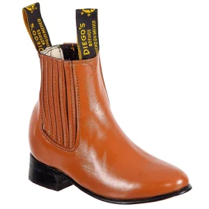 Botín Charro Rodeo para Niño ROD-100-Miel