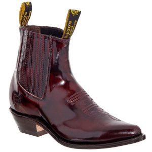 Botines Charros de Cuero Acabado Camaleon Modelo: DIE-63VC06