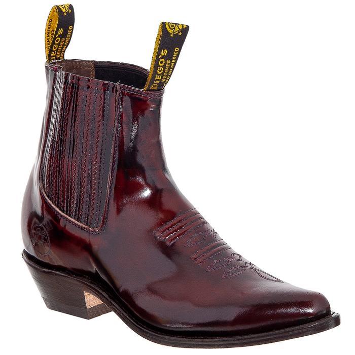 Botines Charros de Cuero Acabado Camaleon Modelo: DIE-63VC06 - Imagen 2