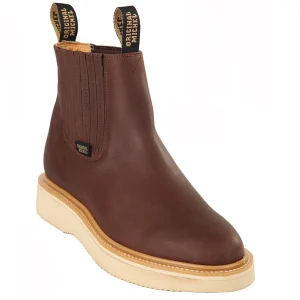 Botin de Trabajo Original Michel con Suela Mil Rayas Cafe