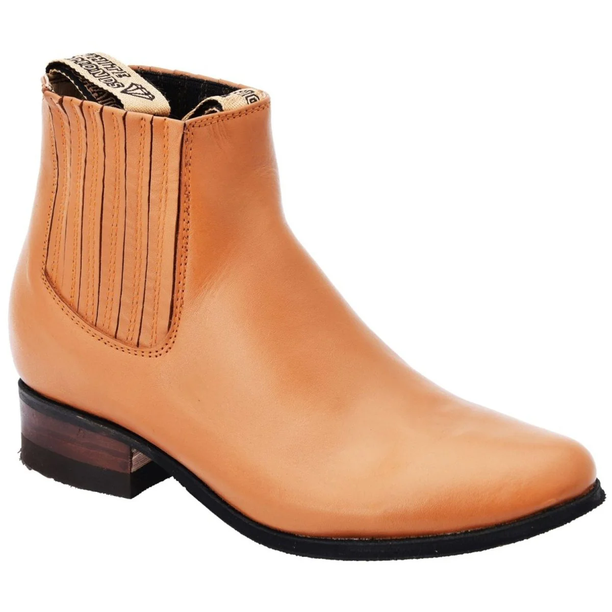 Botines Charros de Cuero Napa Original para Mujer Color Miel WD-757 - Imagen 2