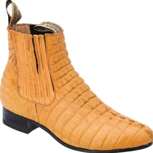 Botines Charros de Piel de Cocodrilo Cola Original WD-710