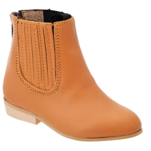 Botines Charros para Bebe de Cuero Napa Original Color Miel WD-354