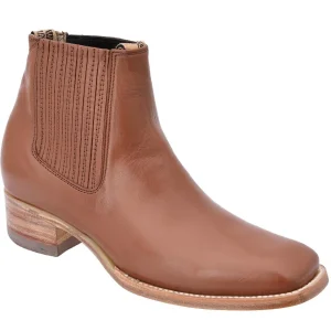 Botines Charros Punta Cuadrada White Diamonds WD-745