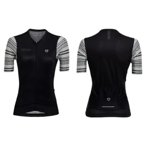 Jersey Ciclismo M/C Mujer GW MOP Pro Negro Blanco