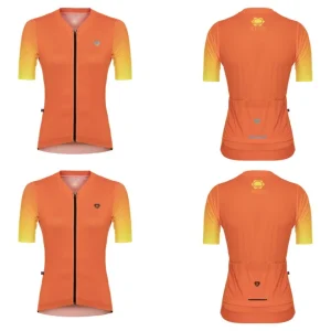 Jersey Ciclismo M/C Mujer GW Dig Neon Water