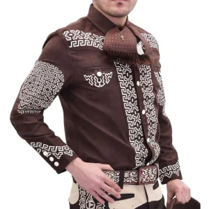 Camisa Charra Gamuza White Diamonds WD-811