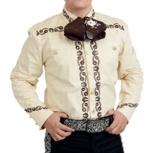 Camisa Charra Tradicional White Diamonds WD-820