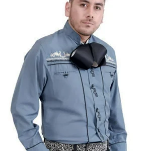 Camisa Charra Tradicional White Diamonds WD-830