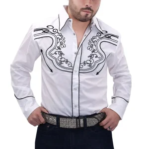 Camisa Vaquera White Diamonds WD-913