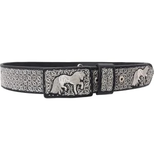 Cinto de Hilo de Plata Fino Original para Hombre WD-1663