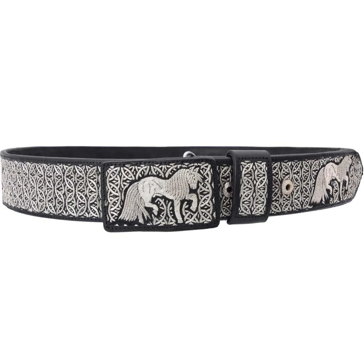 Cinto de Hilo de Plata Fino Original para Hombre WD-1663 - Imagen 2