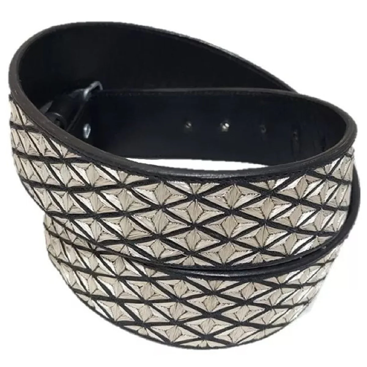 Cinto de Hilo de Plata Fino Original para Hombre WD-1664 - Imagen 4