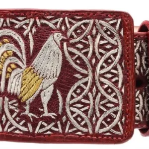 Cinto de Hilo de Plata Fino Original para Hombre WD-1660