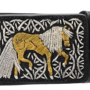 Cinto de Hilo de Plata Fino Original para Hombre WD-1656