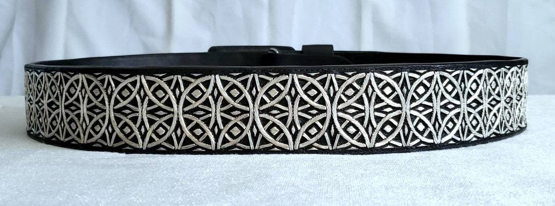 Cinto de Hilo de Plata Fino Original para Hombre WD-1902 - Imagen 7