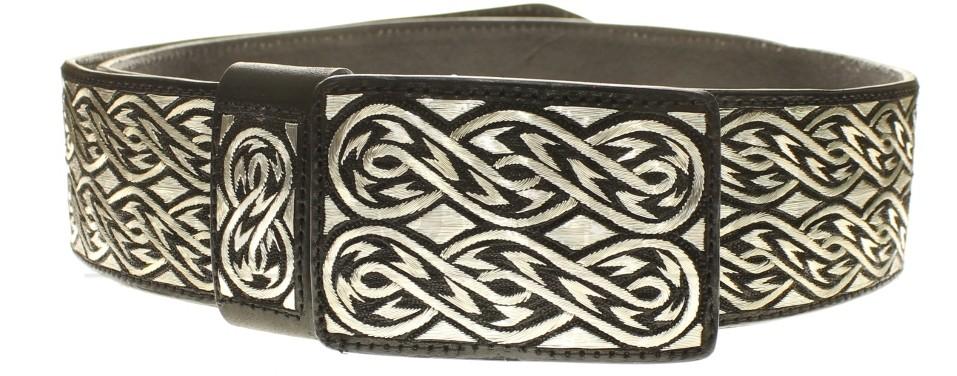 Cinto de Hilo de Plata Fino Original para Hombre WD-1904 - Imagen 2