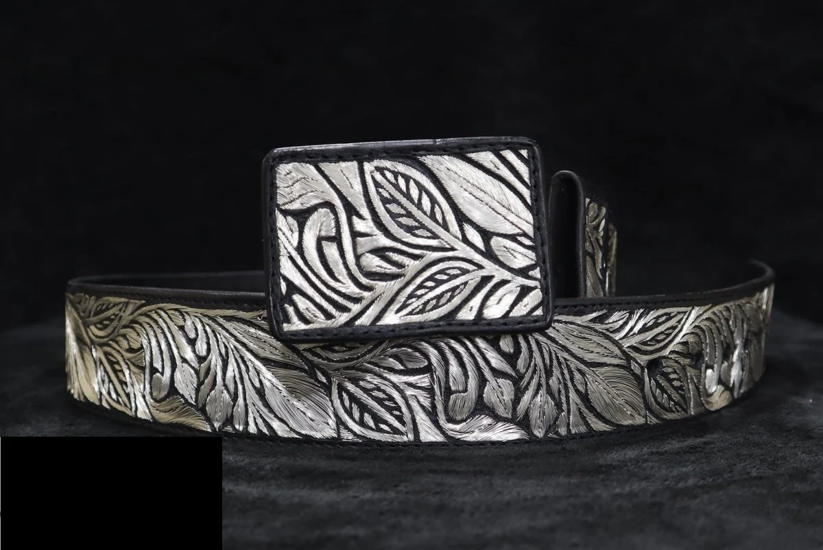 Cinto de Hilo de Plata Fino Original para Hombre WD-1907