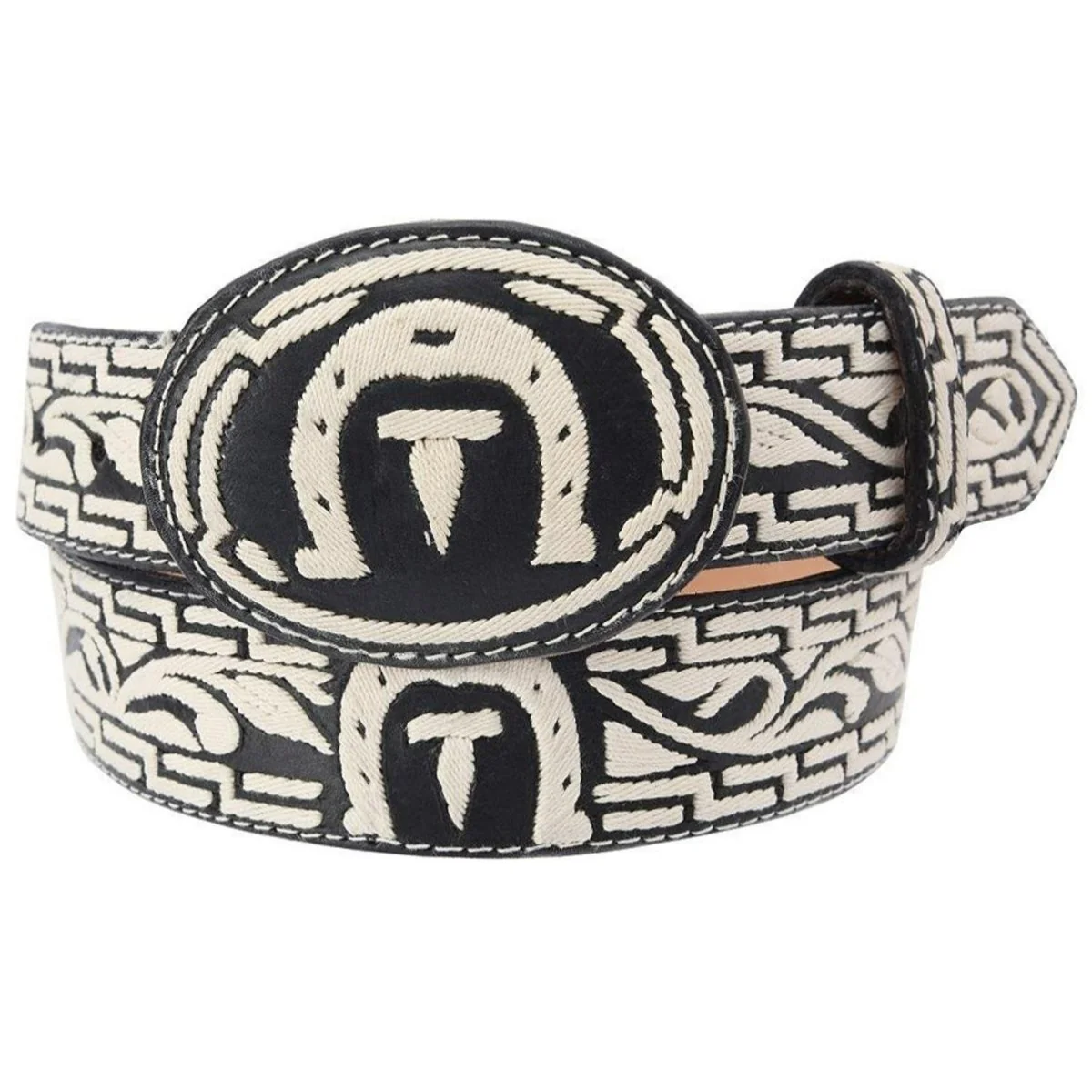 Cinto Vaquero de Cuero Bordado imp-13210 - Imagen 2