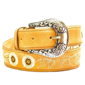 Cinto Vaquero para Mujer de Cuero Crazy Original Color Miel ROD-425HON